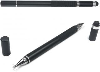Tuff-Luv Essentials Range Stainless Steel Capacitive Touch Stylus Ballpoint Pen - Black Photo