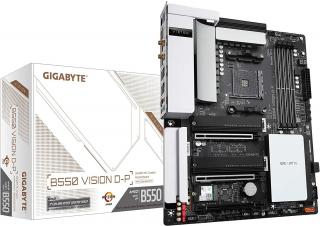 Gigabyte Vision Series AMD B550 Socket AM4 ATX Motherboard (GA-B550-Vision-DP) Photo