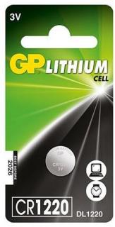 GP Lithium Coin CR1220 Battery - 1 Pack Photo