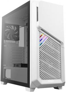 Antec FLUX Series DP502 Tempered Glass Mid Tower Chassis - White Photo