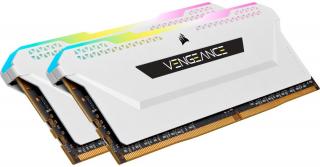 Corsair Vengeance RGB Pro SL 2 x 8GB 3600MHz DDR4 Desktop Memory Kit - White (CMH16GX4M2D3600C18W) Photo