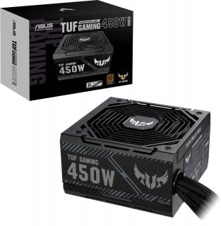 Asus TUF Gaming 450W 80 Plus Bronze Non Modular Power Supply - Black Photo