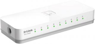 D-Link 8-Port 10/100 Mbps Unmanaged Switch - White (DES-1008C) Photo