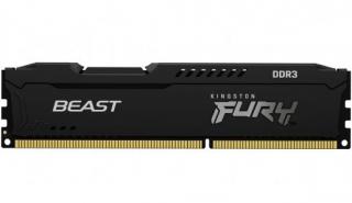 Kingston Fury Beast Black 4GB 1600MHz DDR3 Desktop Memory Module - Black (KF316C10BB/4) Photo
