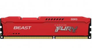 Kingston Fury Beast Red 8GB 1600MHz DDR3 Desktop Memory Module - Red (KF316C10BR/8) Photo