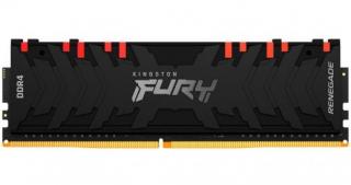 Kingston Fury Renegade RGB 8GB 3200MHz DDR4 Desktop Memory Module - Black (KF432C16RBA/8) Photo