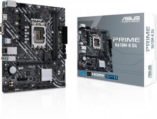 Asus Prime Series Intel H610 Socket LGA1700 Micro-ATX Motherboard (PRIME H610M-K D4) Photo