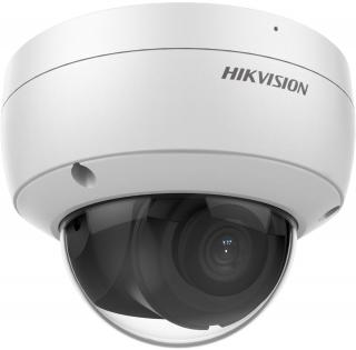 Hikvision Pro Series 4 MP AcuSense Fixed Dome Network Camera - White Photo