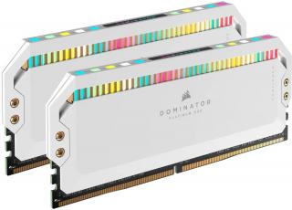 Corsair Dominator Platinum RGB 2 x 16GB 5200MHz DDR5 Desktop Memory Kit - White (CMT32GX5M2B5200C40W) Photo