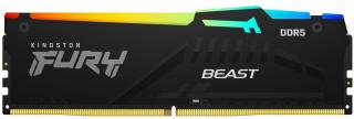 Kingston Fury Beast RGB 8GB 5600MHz DDR5 Desktop Memory Module - Black (KF556C40BBA-8) Photo