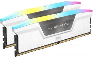 Corsair Vengeance RGB 2 x 16GB 5200MHz DDR5 Desktop Memory Kit - White (CMH32GX5M2B5200C40W) Photo