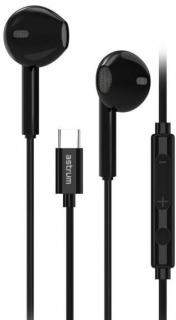 Astrum EB500 USB-C Metal Stereo Earphones - Black Photo
