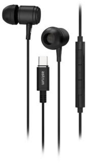 Astrum EB510 USB-C Metal Stereo Earphones - Black Photo