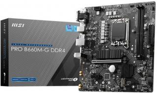 MSI PRO Series Intel B660 Socket LGA1700 Micro-ATX Motherboard (PRO B660M-G DDR4) Photo