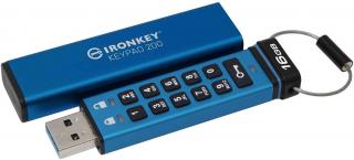 Kingston Ironkey KeyPad 200 iKKP200 16GB Flash Drive - Blue Photo
