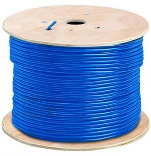 Unbranded CAT5e 500m Solid UTP Cable - Blue - Drum Photo