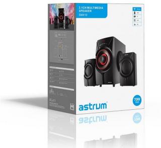 Astrum SM410 2.1CH 70w RMS Multimedia BT Speakers Photo