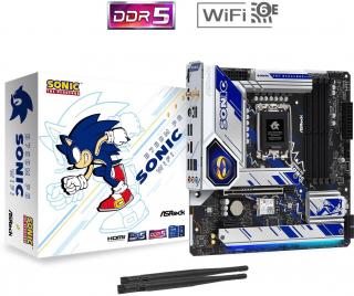 ASRock Phantom Gaming Intel B760 Socket LGA1700 Micro-ATX Motherboard (B760M PG SONIC WiFi) Photo