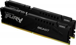 Kingston Fury Beast Black 2 x 16GB 5200MHz DDR5 Desktop Memory Kit - Black (KF552C36BBEK2-32) Photo