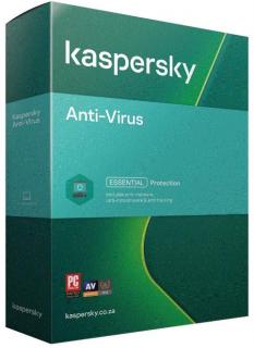 Kaspersky Anti-Virus 2020 Essential Protection 1+1 Free Device - 1 Year (Retail) Photo