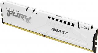 Kingston Fury Beast White 16GB 6000MHz DDR5 Desktop Memory Module - White (KF560C36BWE-16) Photo