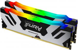 Kingston Fury Renegade RGB Silver 2 x 16GB 6000MHz DDR5 Desktop Memory Kit (KF560C32RSAK2-32) Photo