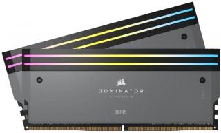 Corsair Dominator Titanium RGB 2 x 16GB 6000MHz DDR5 Desktop Memory Kit - Grey Photo