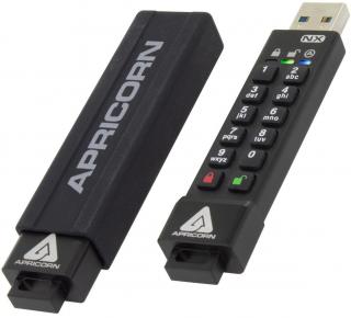 Apricorn Aegis Secure Key 3NX 128GB USB 3.2 Gen 1 256-bit AES XTS Encrypted Flash Drive Photo