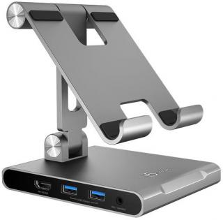 J5 Create Multi-Angle Stand with Docking Station for iPad Pro Photo