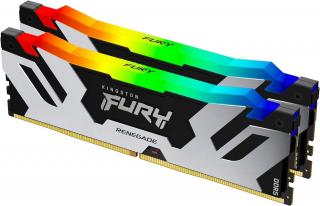 Kingston Fury Renegade RGB Silver 2 x 16GB 8000MHz DDR5 Desktop Memory Kit (KF580C38RSAK2-32) Photo