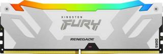Kingston Fury Renegade RGB White 16GB 8000MHz DDR5 Desktop Memory Module (KF580C38RWA-16) Photo