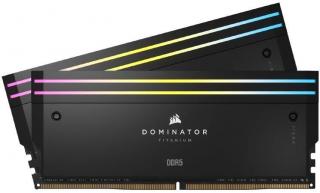 Corsair Dominator Titanium RGB 2 x 24GB 7000MHz DDR5 Desktop Memory Kit - Black Photo