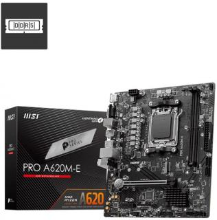 MSI Pro Series AMD A620 AM5 Micro-ATX Motherboard (PRO A620M-E) Photo
