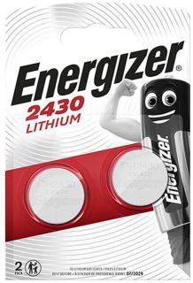 Energizer Lithium Coin CR2430 Battery  - 5 per Strip Photo