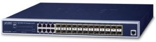 Planet Networking 24-Port 100/1000X SFP Layer 2 + 8-Port Shared TP Managed Switch Photo