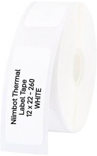 Niimbot Thermal Label 12x22mm – 260 Labels Per Roll – White Photo