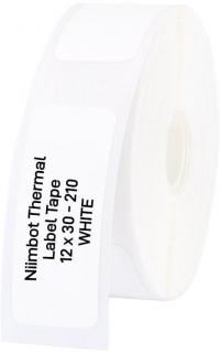 Niimbot Thermal Label 12x30mm – 210 Labels Per Roll – White Photo