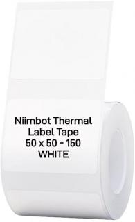 Niimbot Thermal Label 50x50mm – 150 Round Labels Per Roll – White Photo